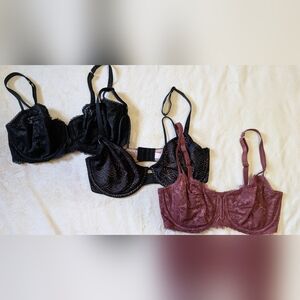 SET OF 3 Auden Unlined Bras